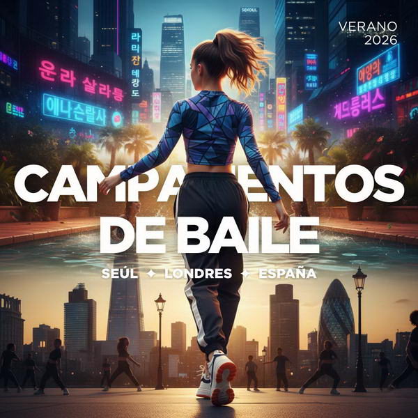 Campamentos de baile 2026 Banner cuadrado IA 6