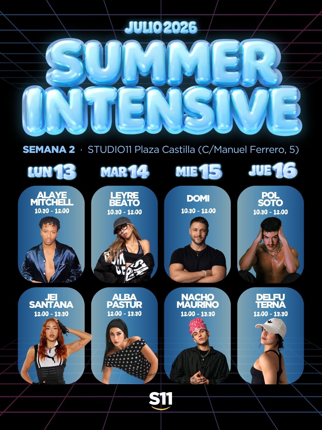Summer Intensive 2026 HORARIO SEMANA 2