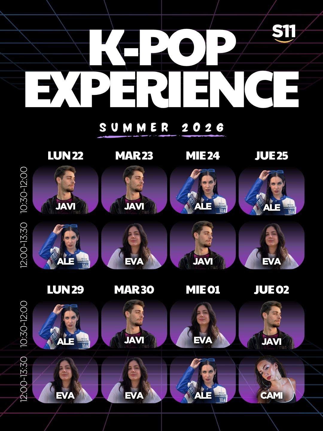 KPOP SUMMER EXPERIENCE 2026 Horario