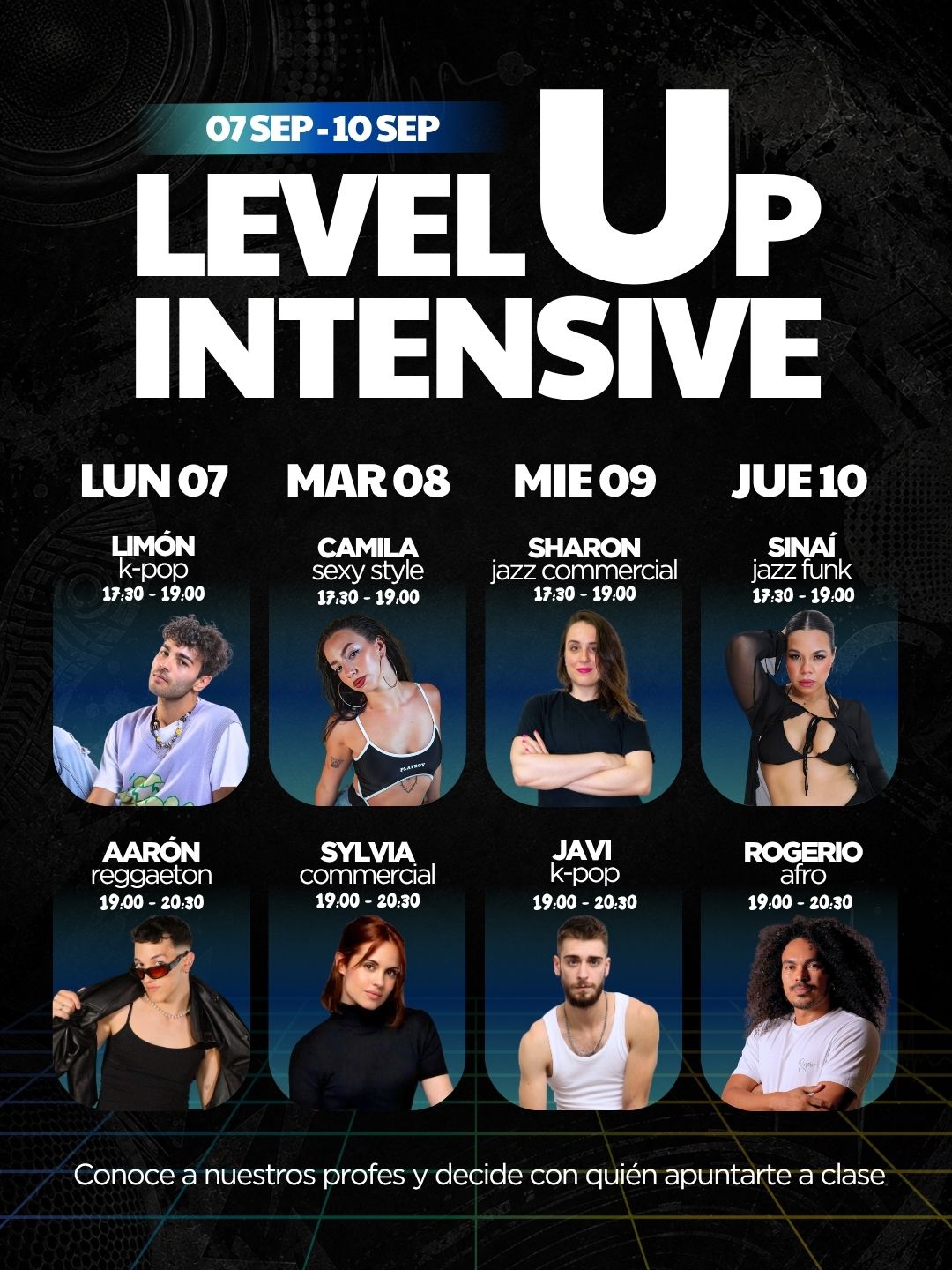LEVEL UP INTENSIVE 2026 Horarios semana 2