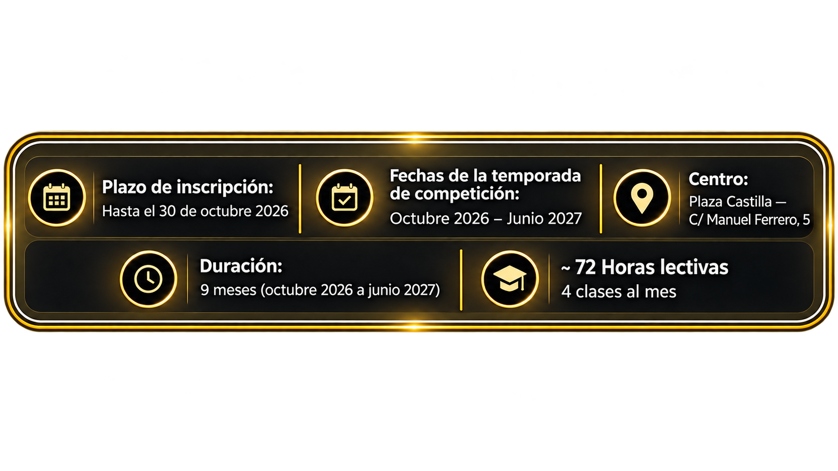 Información Grupos de Competición 2026:27